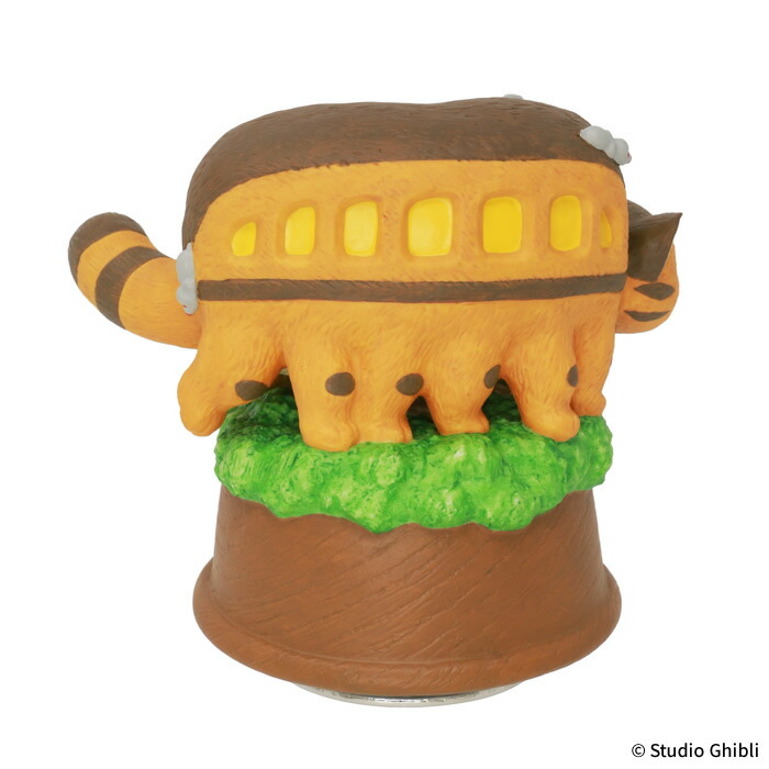 楽天市場】となりのトトロ 磁器オルゴール ネコバス 木の上ねこばす