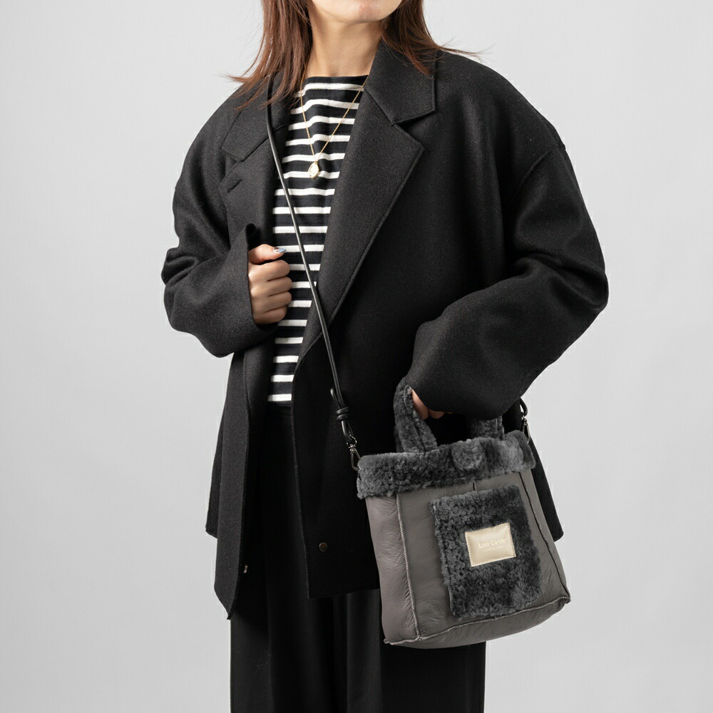 楽天市場】LISA CONTE リサコンテ BRILLA ボアバッグ ムートン