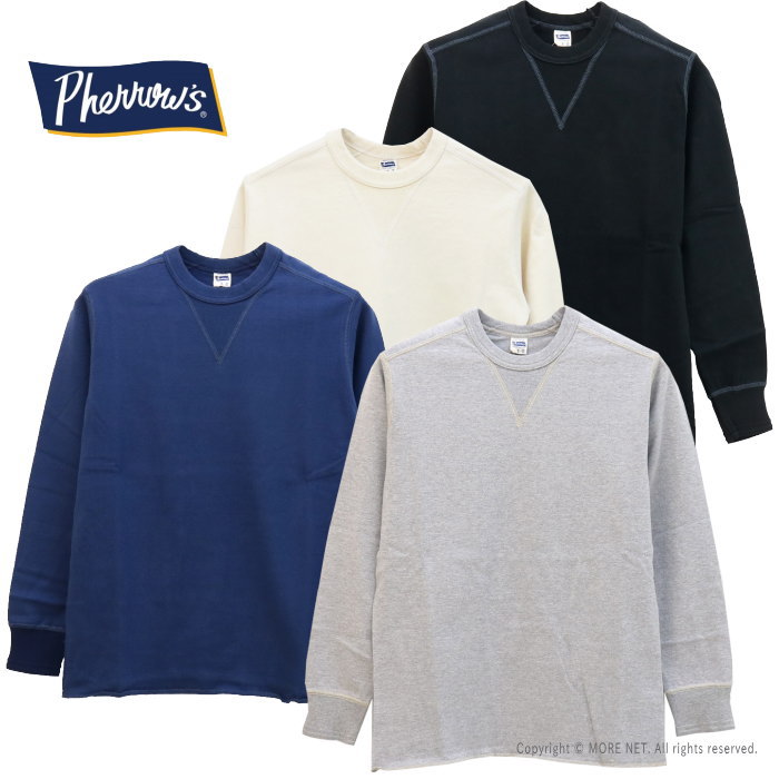 楽天市場】フェローズ PHERROW'S Vガゼット長袖Tシャツ PCT1 メンズ