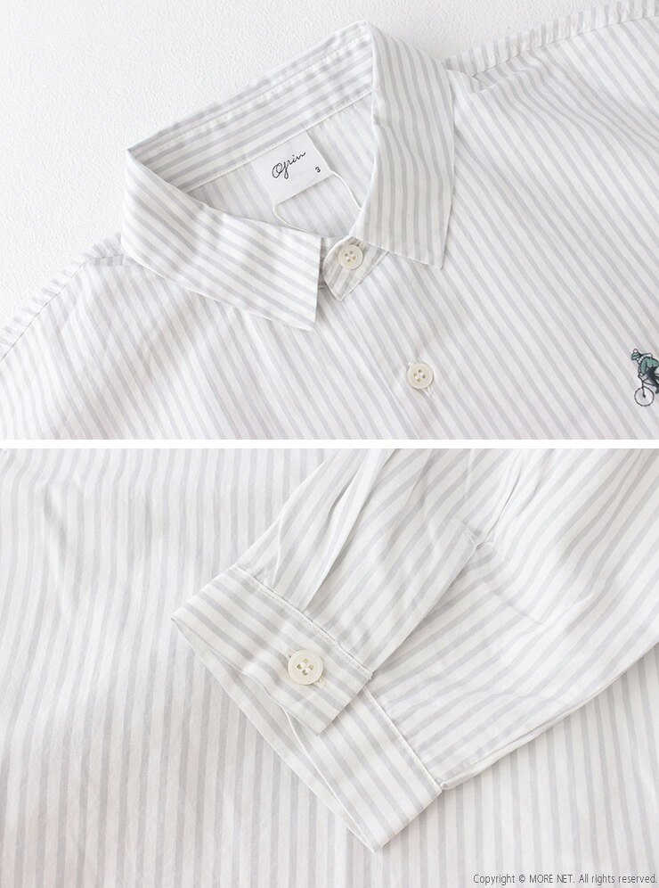 楽天市場】グリン grin ブロード自転車刺繍シャツ 8254T-018 長袖