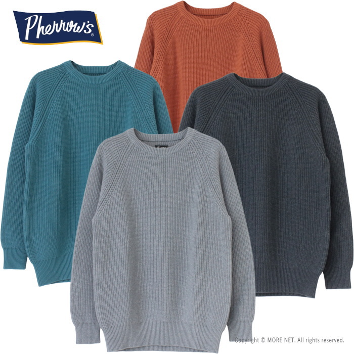 楽天市場】PHERROW'S (フェローズ ）ウール素材天竺モックネック【22W