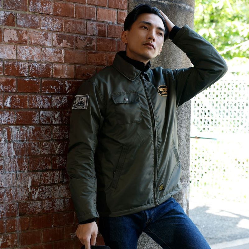 楽天市場】VANSON / バンソン コーチジャケット 秋冬モデル TVS2509W