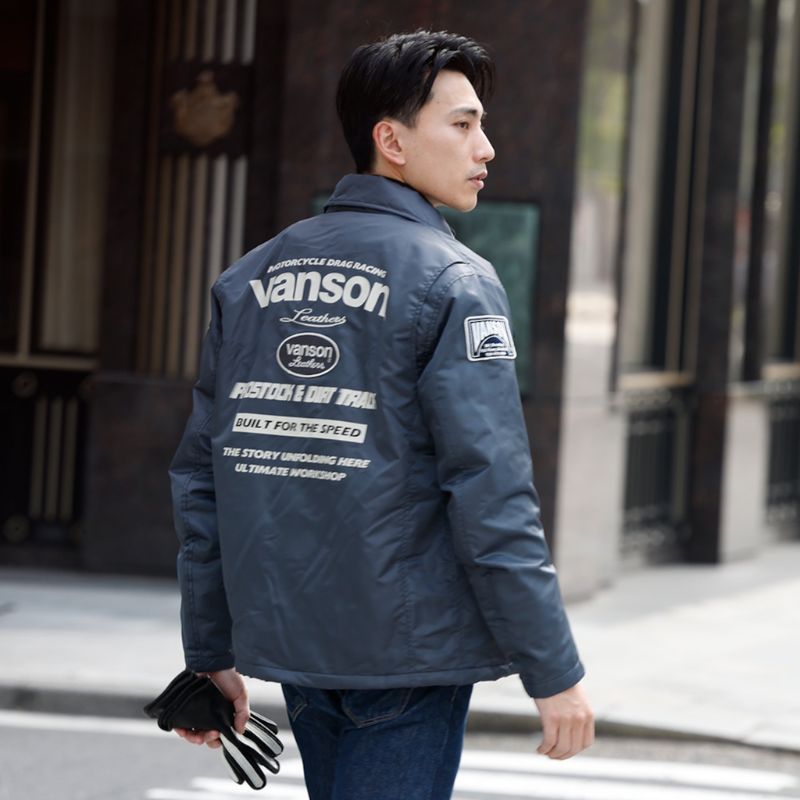 楽天市場】VANSON / バンソン コーチジャケット 秋冬モデル TVS2509W