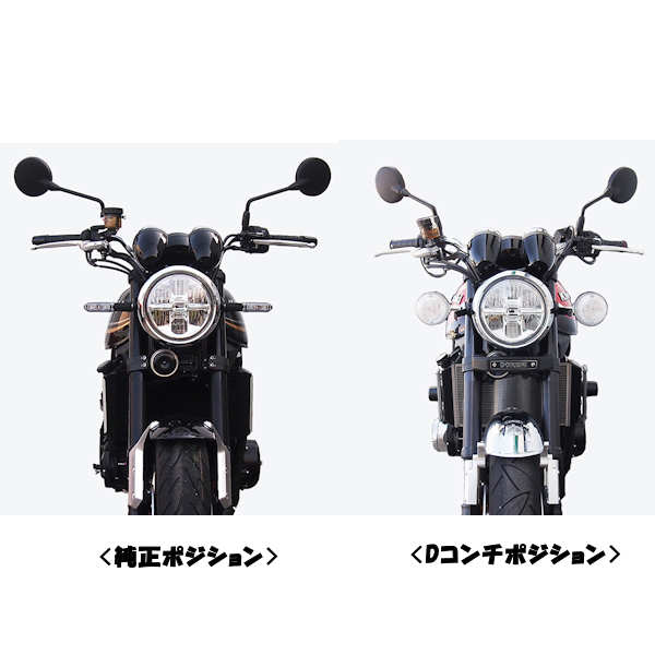 楽天市場】ドレミコレクション 35304 Dコンチハンドル メッキ KAWASAKI
