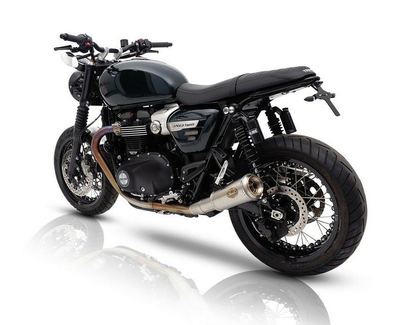 楽天市場】スピードツイン1200 スラクストン1200 スリップオンマフラー