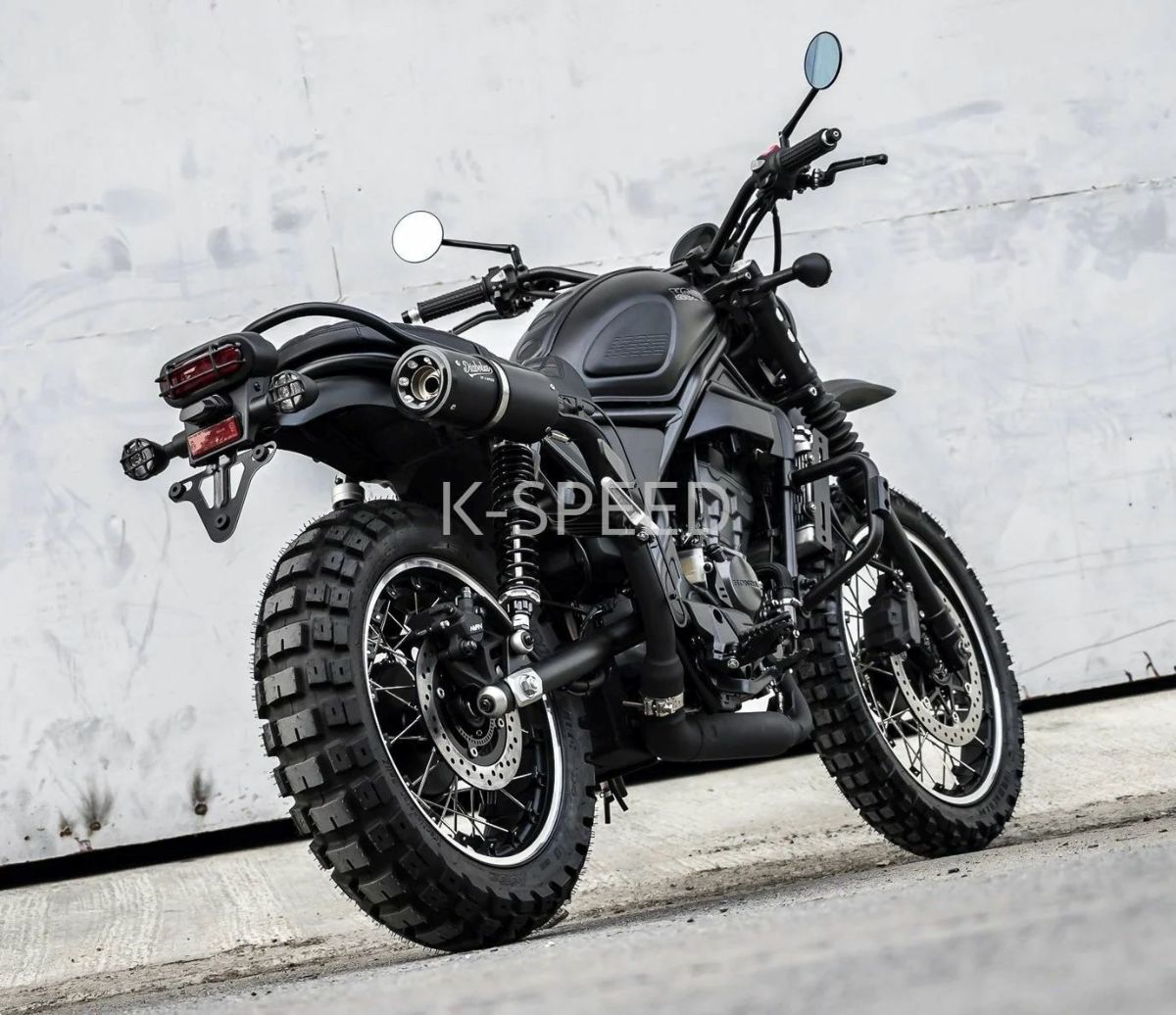 楽天市場】ホンダ CL250 スリップオンマフラー ブラック K-SPEED
