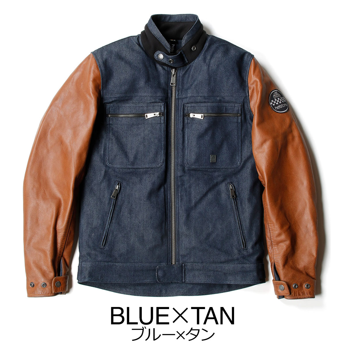 楽天市場】ヘルストン レザージャケット ウィンストン コットン レザー