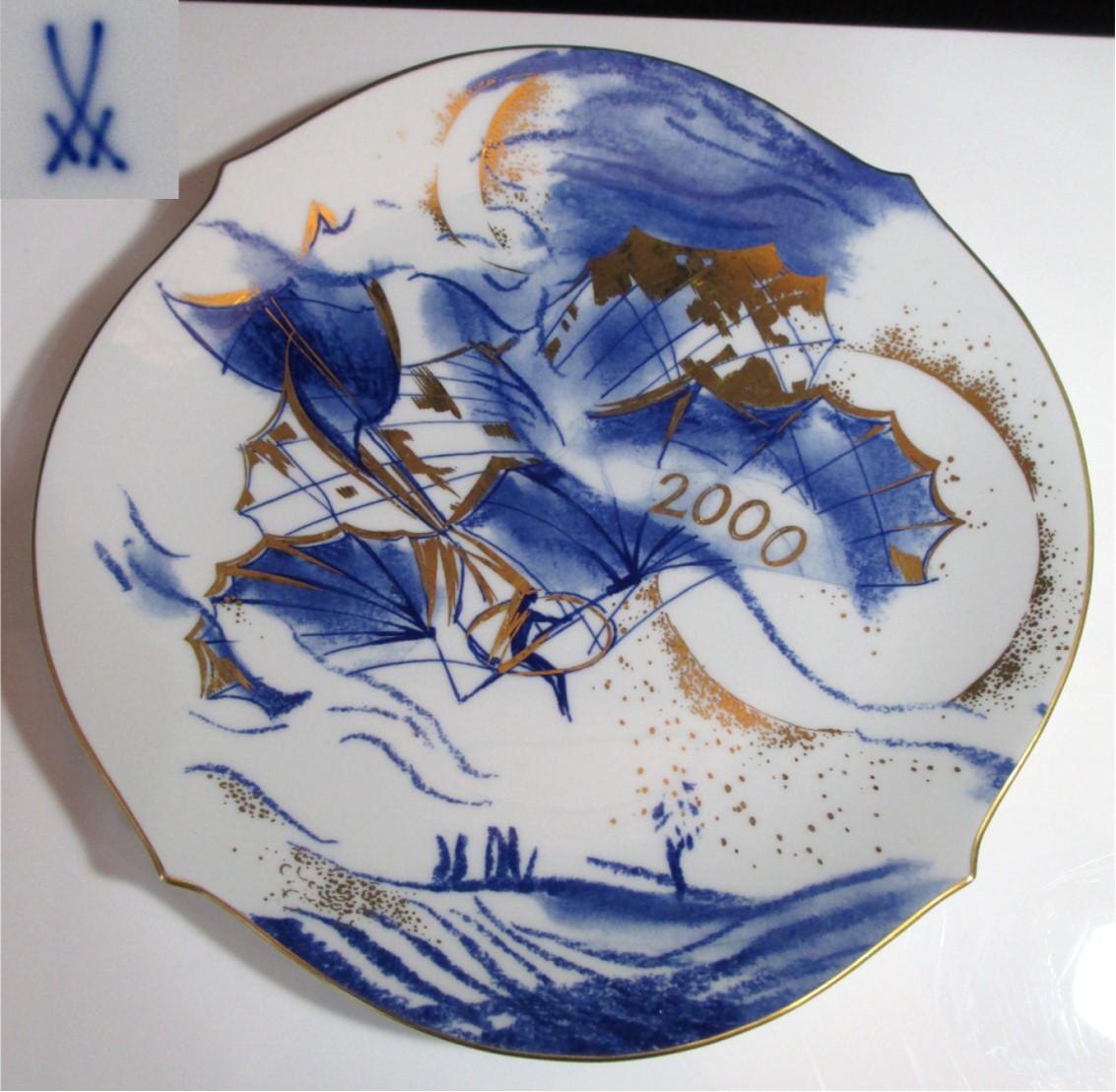 楽天市場】マイセン ハングライダー・デザインのイヤープレート