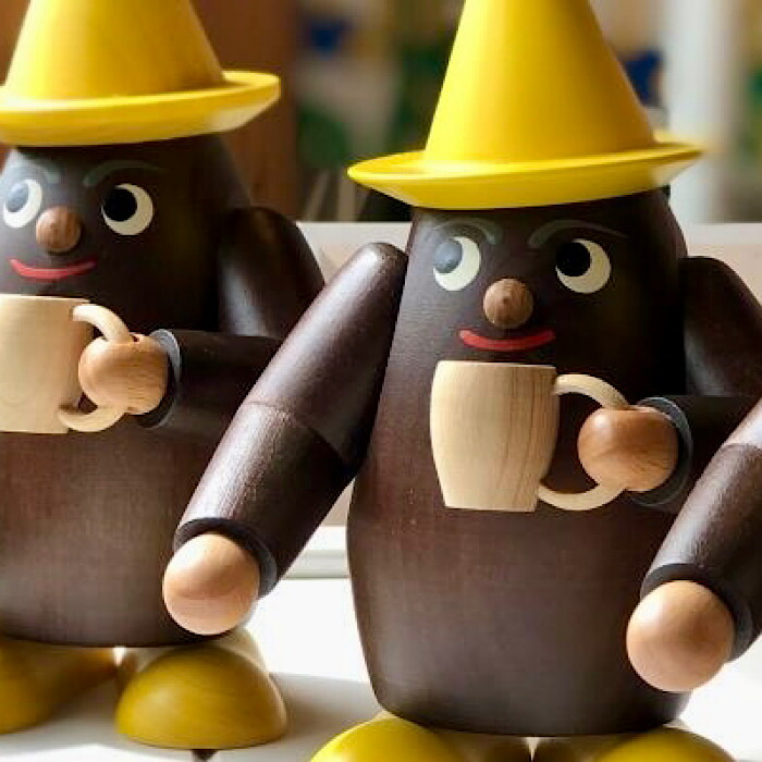 楽天市場】【コーヒー豆くん】 煙だし人形 天然木 かわいい ユニーク