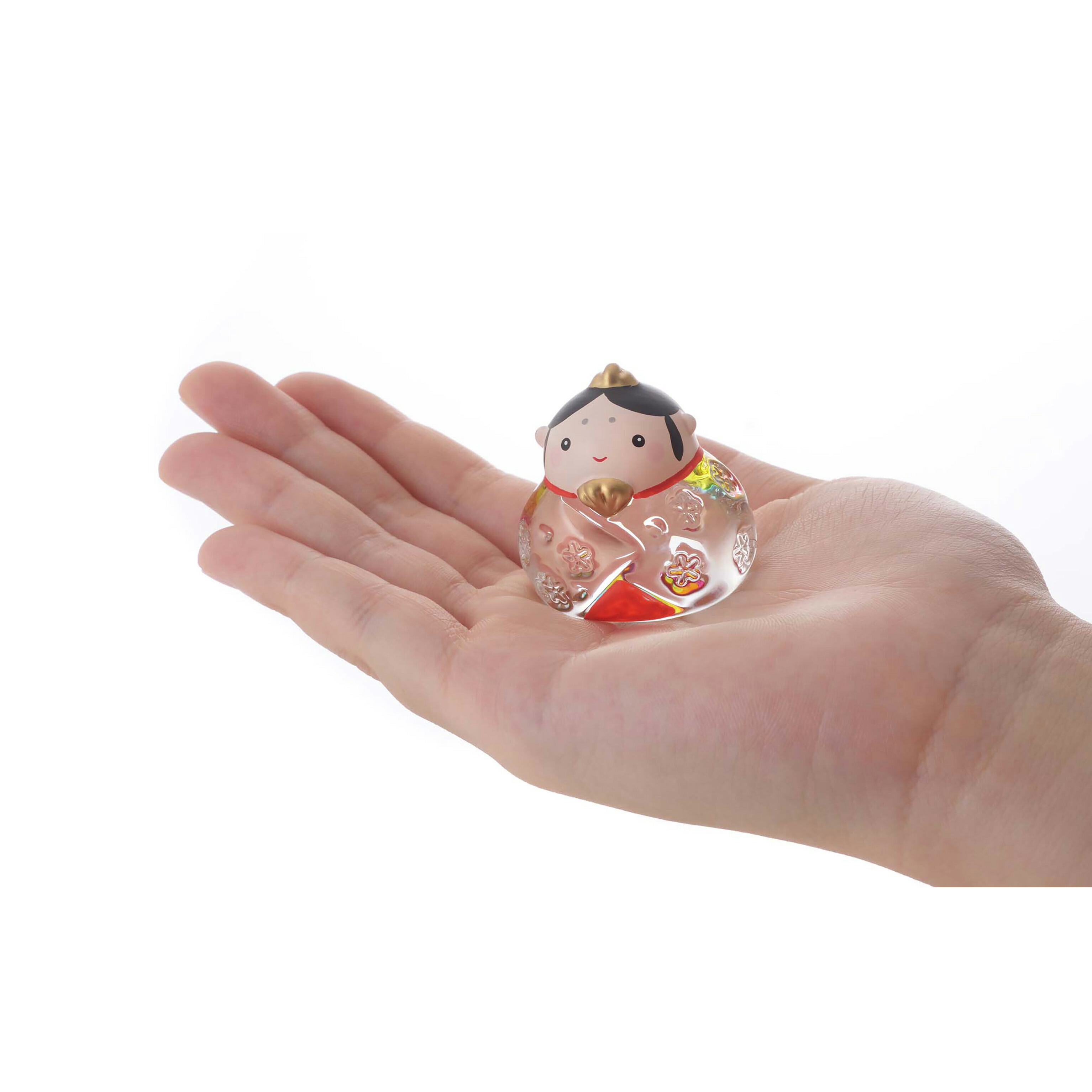 楽天市場】＼ 10％OFF ！／ クリスタル 虹の雫 おひなさま ガラス