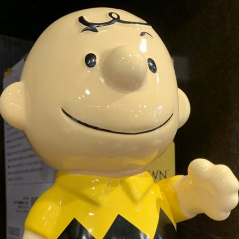 楽天市場】チャーリーブラウン貯金箱 SNOOPY / PEANUTS/チャーリー