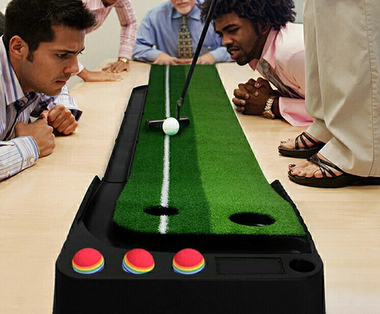 楽天市場】パターマット ゴルフ 練習 3m パット ライン入り 2種類 芝