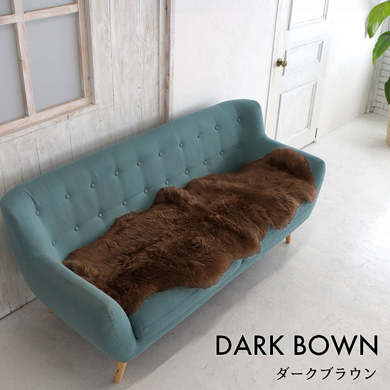 楽天市場】洗える ムートン ラグ 2匹 長毛 180×60cm ニュージーランド