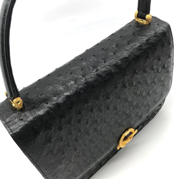 楽天市場】【中古】COMTESSE コンテス オーストリッチ ロゴ金具 ハンド