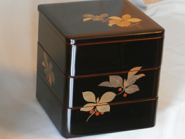 T*o様 会津塗り 漆塗り重箱・茶器セット T*o様 会津塗り 漆塗り重箱