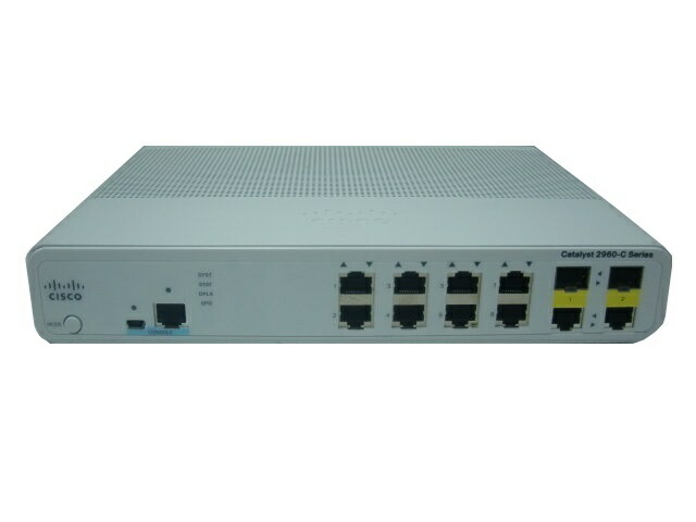 楽天市場】Cisco Catalyast2960-Cシリーズスイッチ WS-C2960C-8TC-L