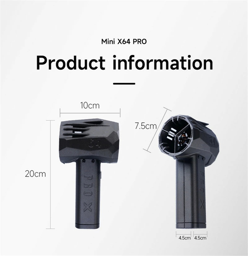 楽天市場】Mini版x64pro ブロワー ミニジェットファン ブロワー 強力