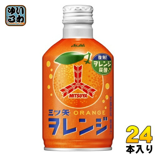 楽天市場】アサヒ 三ツ矢 ヲレンジ 300ml ボトル缶 24本入 炭酸飲料