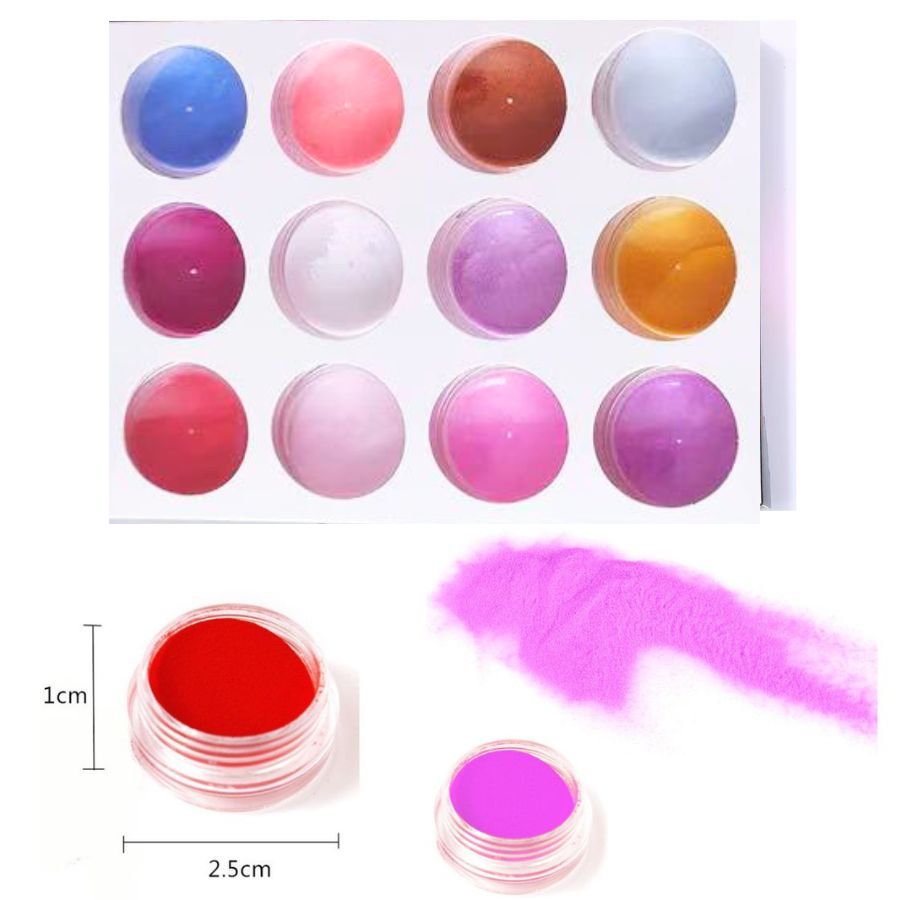 楽天市場】アクリルパウダー ジェルネイル 3Dパウダー 12色セット