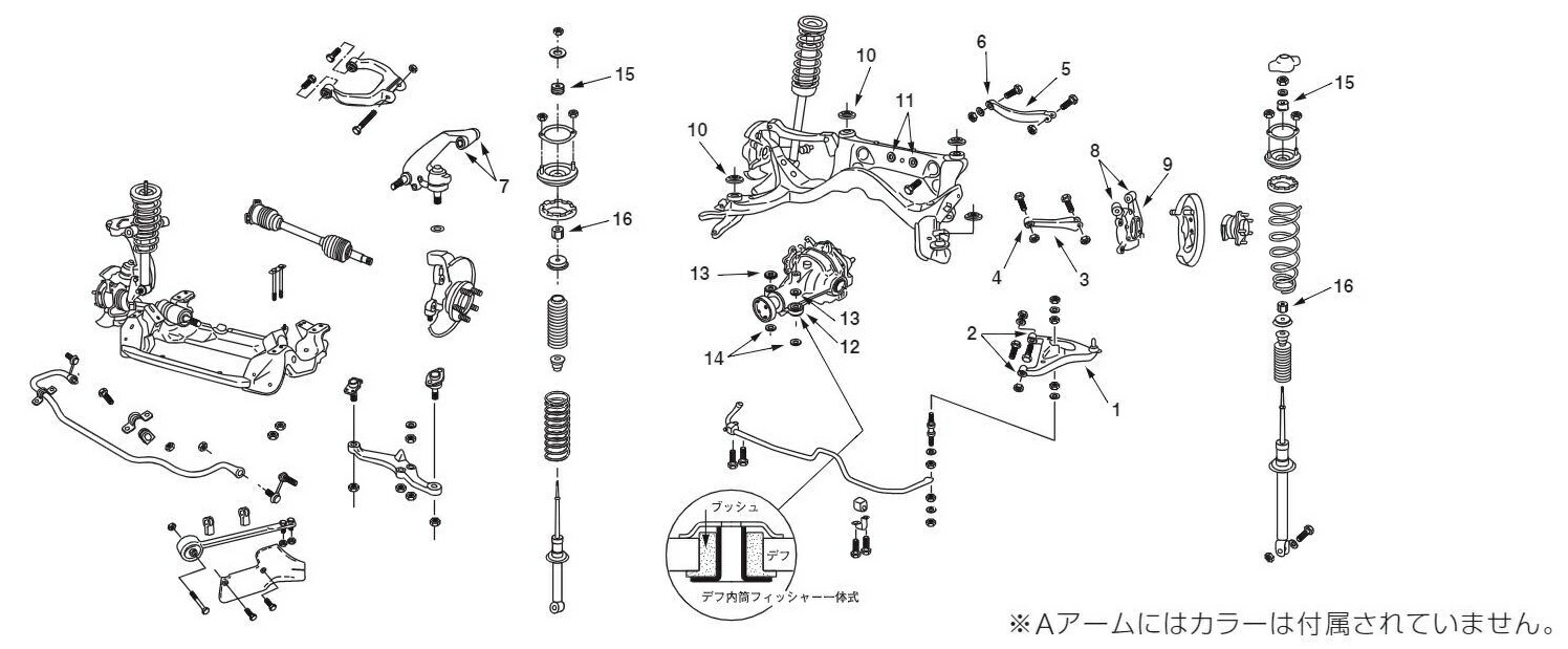 楽天市場】NISMO(ニスモ) リアAアームブッシュ スカイラインGT-R BNR34