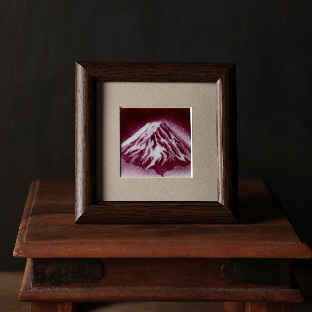 楽天市場】赤富士 七宝焼 七宝焼き 七宝絵画 絵 絵画 額 絵画額入り