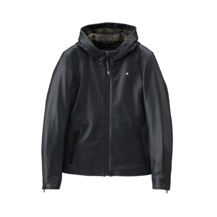 バイク用ジャケット 黒と青のコンビネーション HYOD D3O バイク用