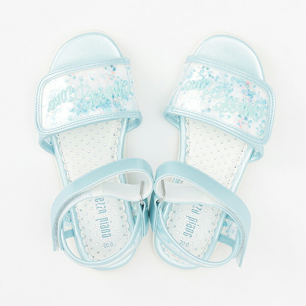 楽天市場】メゾピアノ(mezzo piano)クリアラメ サンダル : NARUMIYA