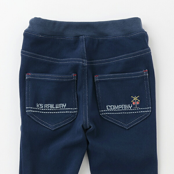 楽天市場】クレードスコープ(kladskap)電車刺しゅうロング丈ストレート