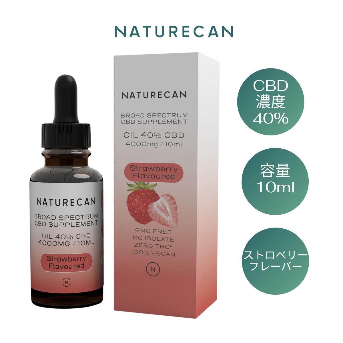 楽天市場】Naturecan 40% CBDオイル 10ml 30ml 4種のフレーバー