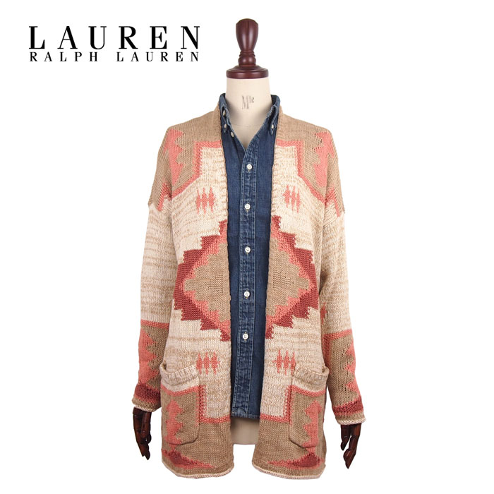 楽天市場】ラルフローレン ローレン レディース リネン混 ネイティブ柄