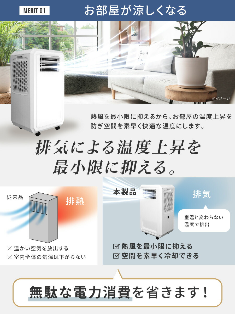 楽天市場】スポットクーラー ハイブリッド式 3way 冷風 除湿 送風 工事