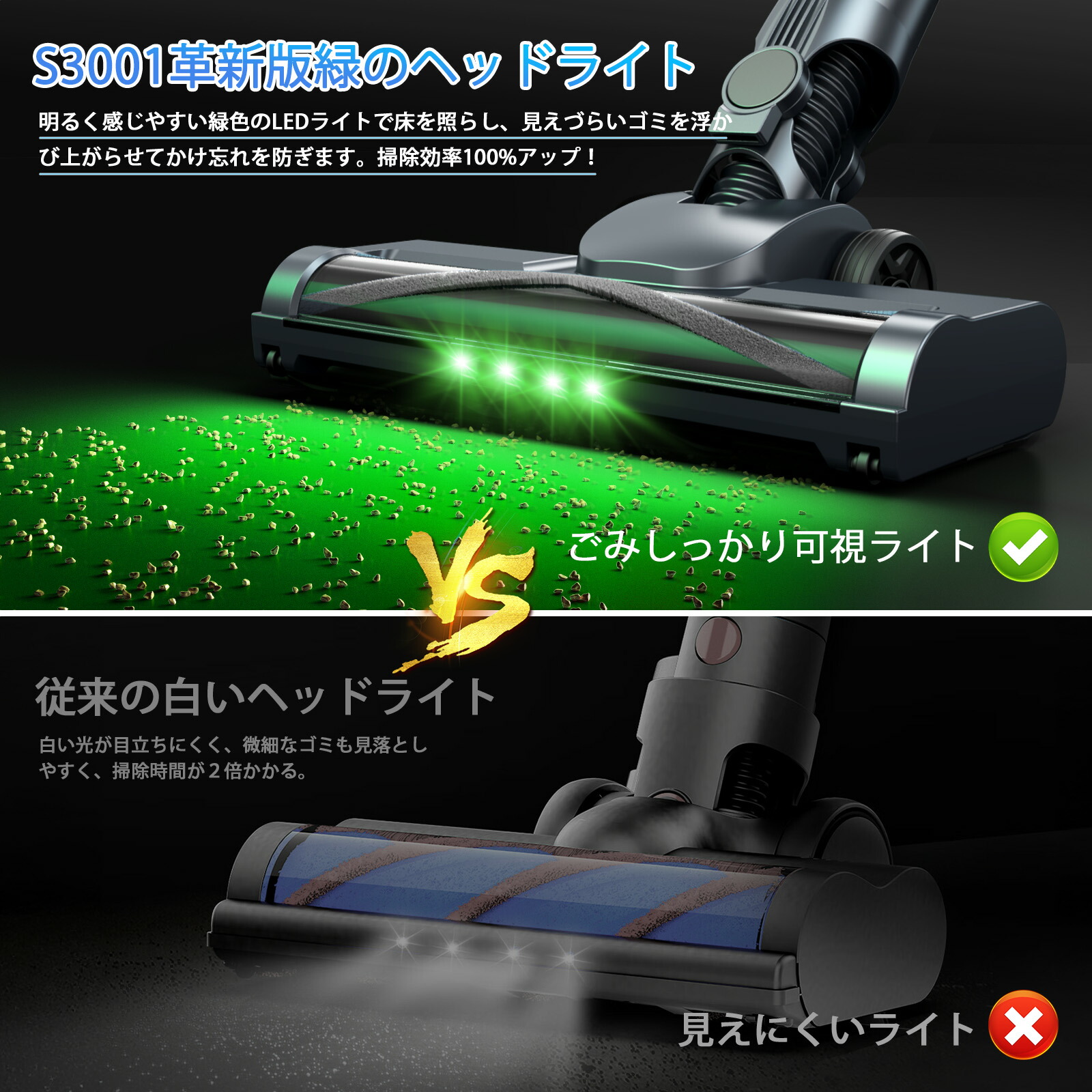 楽天市場】掃除機【楽天12連冠達成！吸引力完全進化70Kpa超強力!革新版