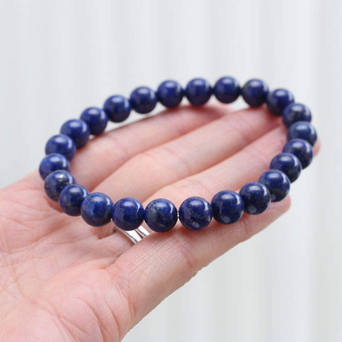 楽天市場】ラピスラズリ ブレスレット 約8mm 3A ストレート 【天然石