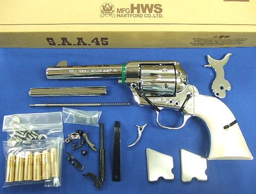 楽天市場】ハートフォード コルトS.A.A.シビリアン オールシルバー