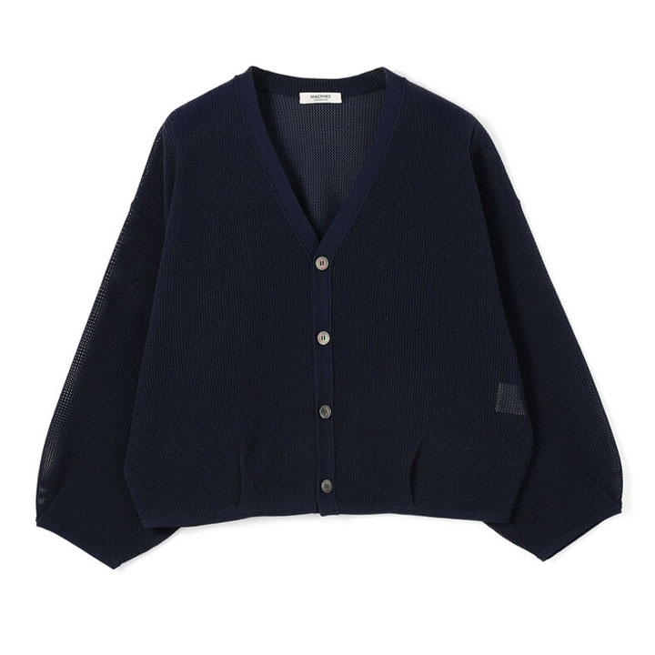 楽天市場】MACPHEE(マカフィー) コットンメッシュ Vネックカーディガン