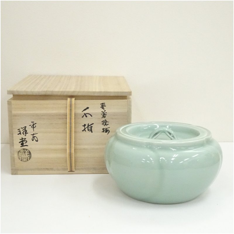 楽天市場】水指 茶道具 青磁の通販