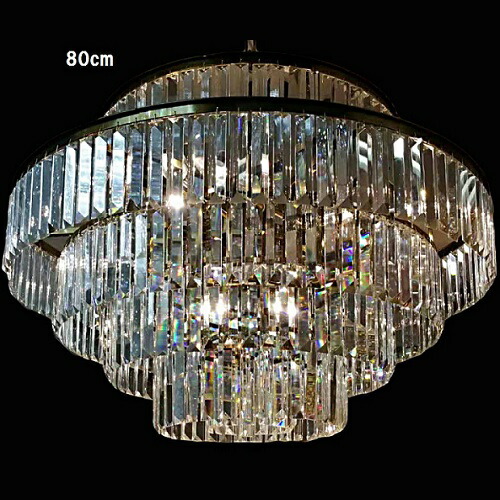 楽天市場】バロン 円型 5段(6列) クリスタル シャンデリア 21灯 豪華