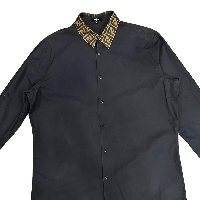 楽天市場】FENDI フェンディ 19AW 襟ズッカ柄 長袖シャツ トップス