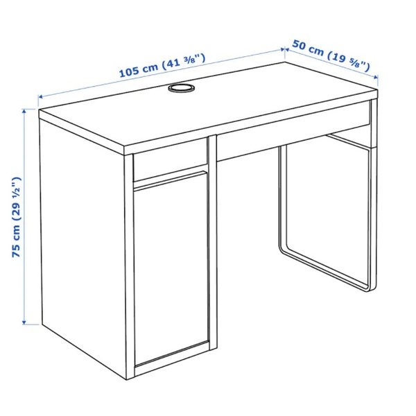 楽天市場】【エントリーでP10倍】IKEAイケアMICKEミッケ デスク