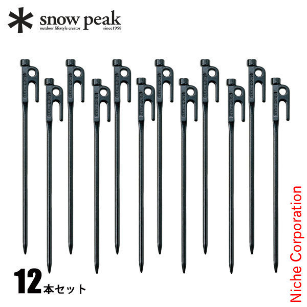 楽天市場】スノーピーク ソリッドステーク30 12本セット SPK0-NSET