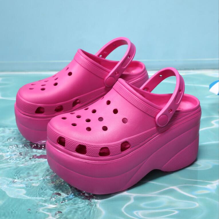 楽天市場】厚底10cm プラットフォーム クロッグサンダル レディース