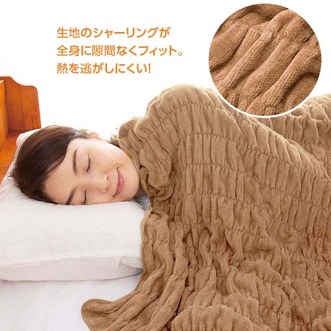 楽天市場】発熱コットン毛布 - シングル ピンク ブラウン ブルー