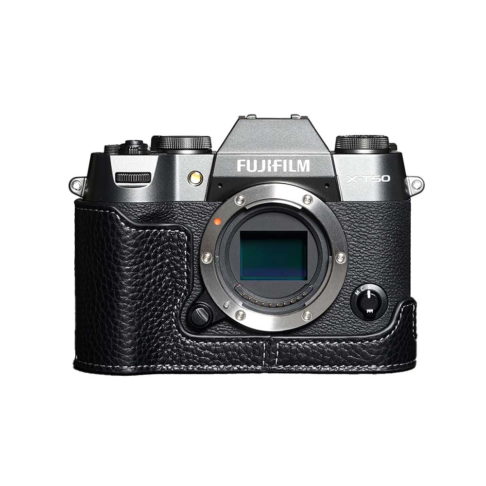 楽天市場】FUJIFILM X-T50 専用 レザー ケース Black ブラック TP