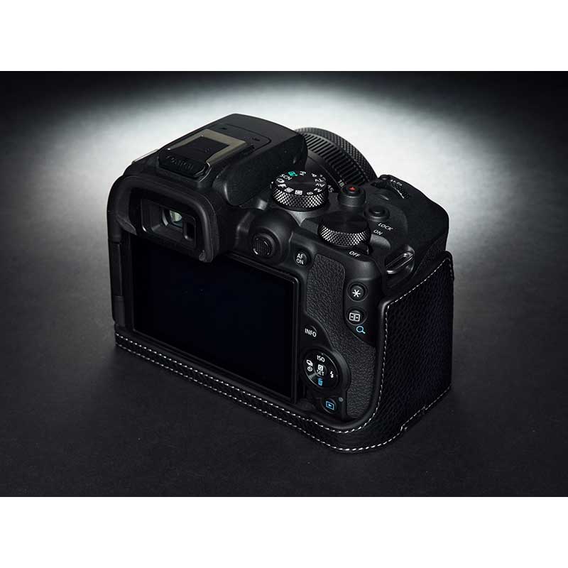 楽天市場】Canon EOS R10 専用 レザー ケース Black ブラック TP