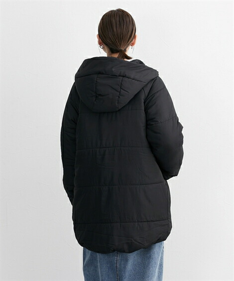 楽天市場】コート アウター レディース ゆったりシルエット フード付