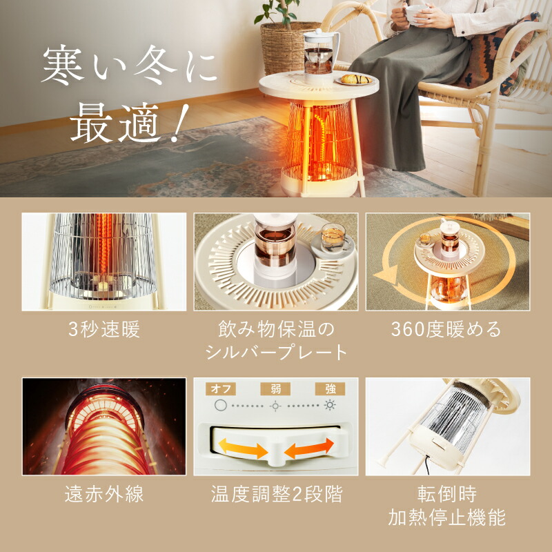 楽天市場】【楽天1位☆クーポンで8,800円】速暖 省エネ 電気ヒーター