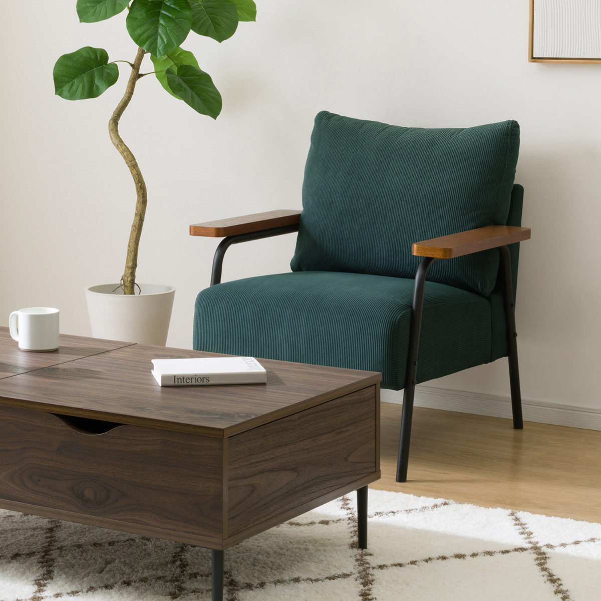 楽天市場】コーデュロイ生地の1人用ソファ 1人掛け (GC03) ニトリ