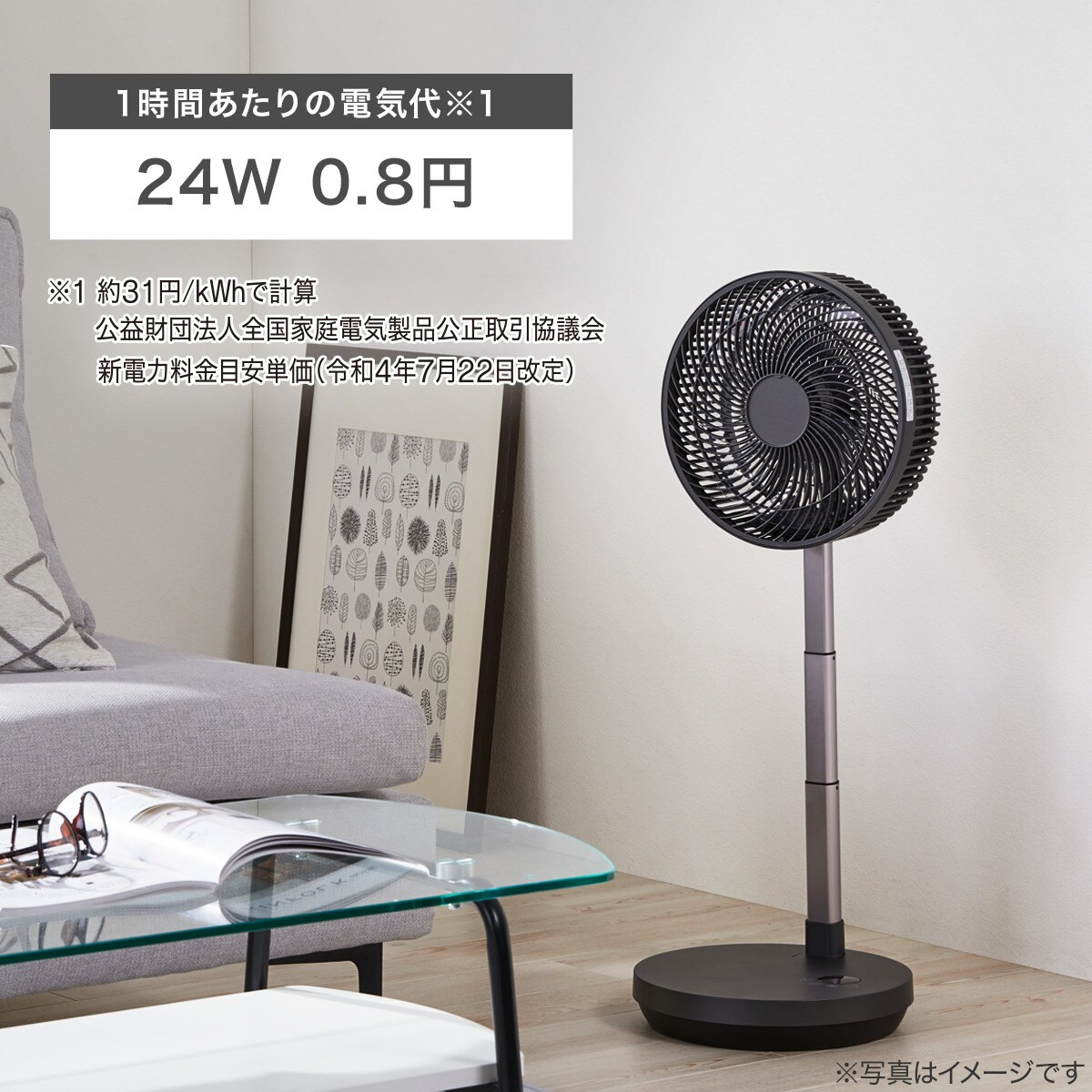 楽天市場】DCタイプ コードレスコンパクト収納扇風機 (25cm FD03NG