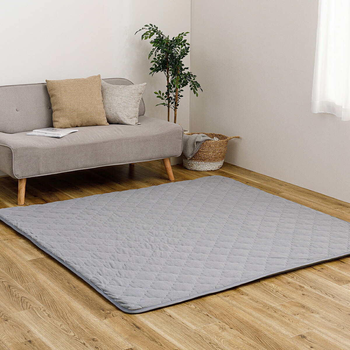 楽天市場】【ずれにくいラグ】ラグカバー(綿パイル) ニトリ 【メーカー