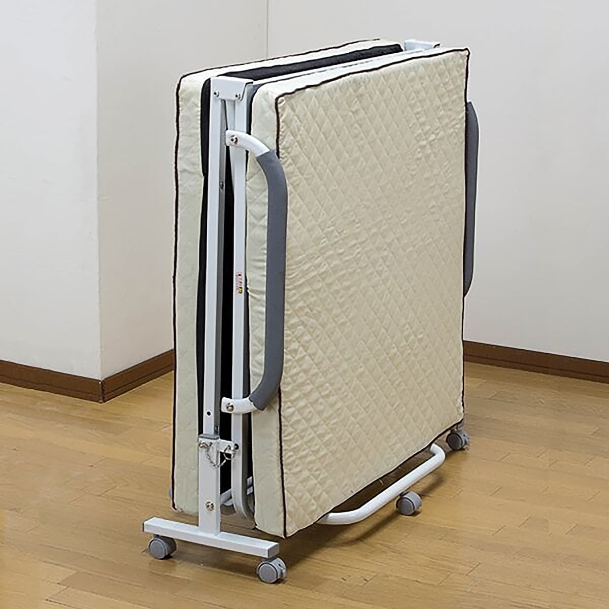 楽天市場】コンパクトショートシングル折りたたみベッド （幅98×奥行